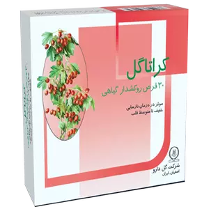 قرص روکشدار کراتاگل گل دارو